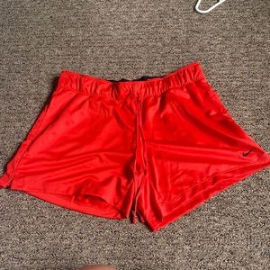 nike red shorts